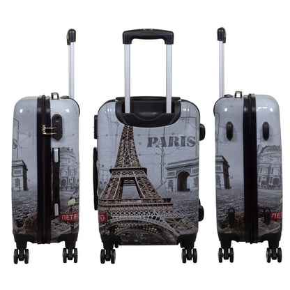 Polycarbonat Motivkofferset 3tlg Paris
