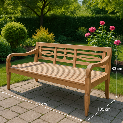 Teak Bank Daybed Bahnhofsbank Lounge Fairwood