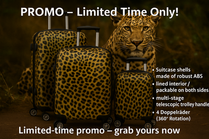 PROMO - Limited Time Only! ABS Motivkofferset 3tlg Leopard
